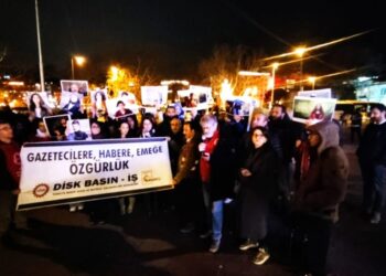 DİSK Basın-İş’ten 10 Ocak Çalışan Gazeteciler Günü’nde eylem