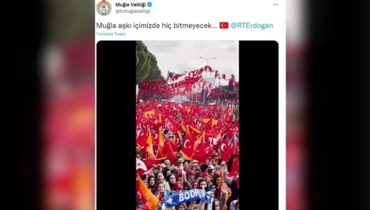 Muğla Valiliği’nden tepki çeken AK Parti tweeti