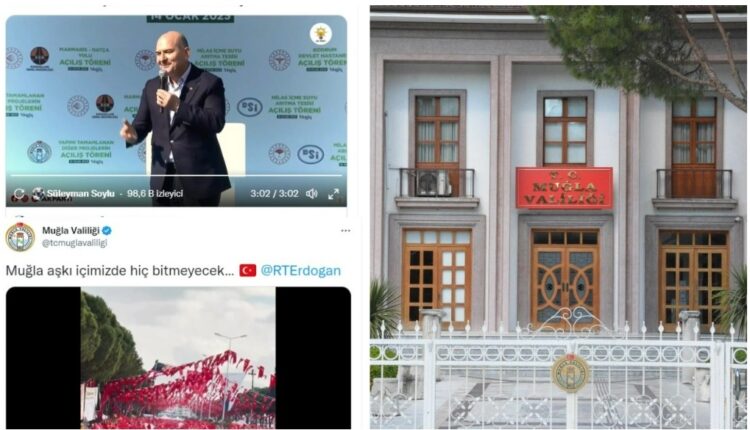 Muğla Valiliği tepki çeken tweeti profiline sabitledi