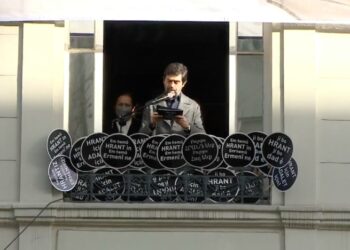 Hrant Dink katledildiği yerde anıldı