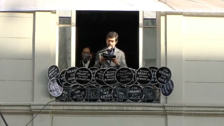 Hrant Dink katledildiği yerde anıldı