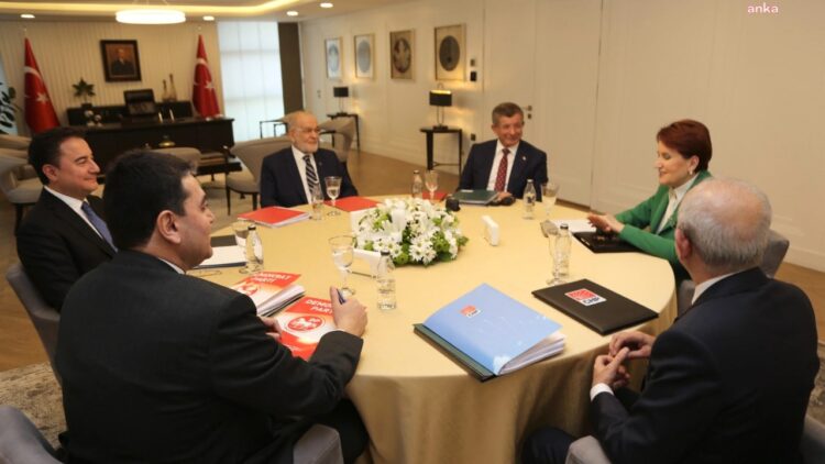 Altılı Masa, İYİ Parti ev sahipliğinde bir araya geliyor