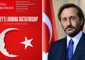 The Economist’ten Erdoğan kapağı: ‘Türkiye’nin eli kulağında diktatörlüğü’