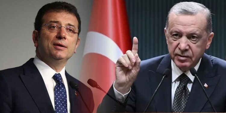 İmamoğlu’ndan Erdoğan taklidi