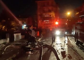 Kocaeli’ndeki patlamanın görüntüleri ortaya çıktı