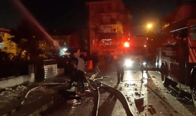 Kocaeli’ndeki patlamanın görüntüleri ortaya çıktı