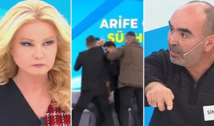 Canlı yayında ortalık karıştı… Müge Anlı’da Sinan Sardoğan’a saldırı!