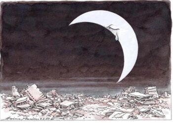 Yunanistan’dan anlamlı deprem karikatürü