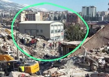 Tüm binalar yıkıldı… Bir tek o ayakta kaldı