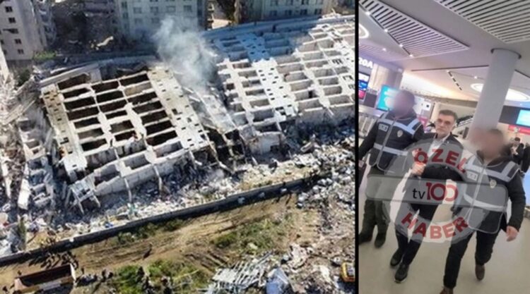 Hatay’da çöken rezidansın sahibi Karadağ’a kaçarken yakalandı