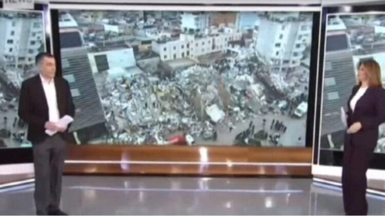 Yunan devlet televizyonundan deprem klibi