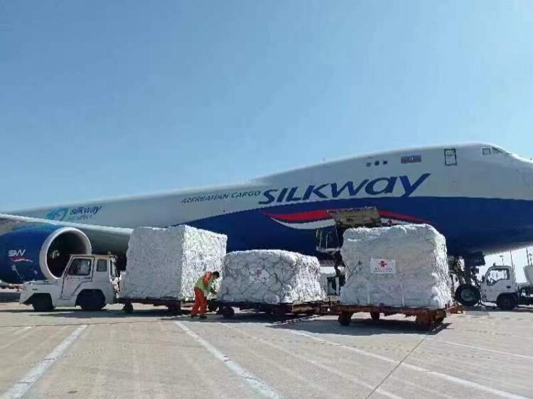 Çin Kızılhaçı, Türkiye’ye insani yardım gönderdi