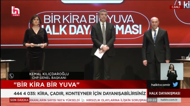 Halk TV ekranlarında büyük dayanışma