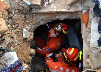 Çin arama kurtarma ekibinden Antakya’daki kurtarma çalışmalarına destek
