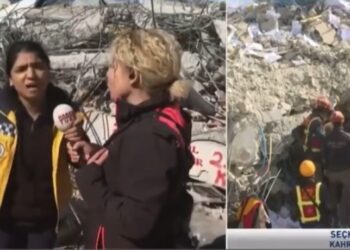 Deprem bölgesindeki sağlıkçı canlı yayında isyan etti