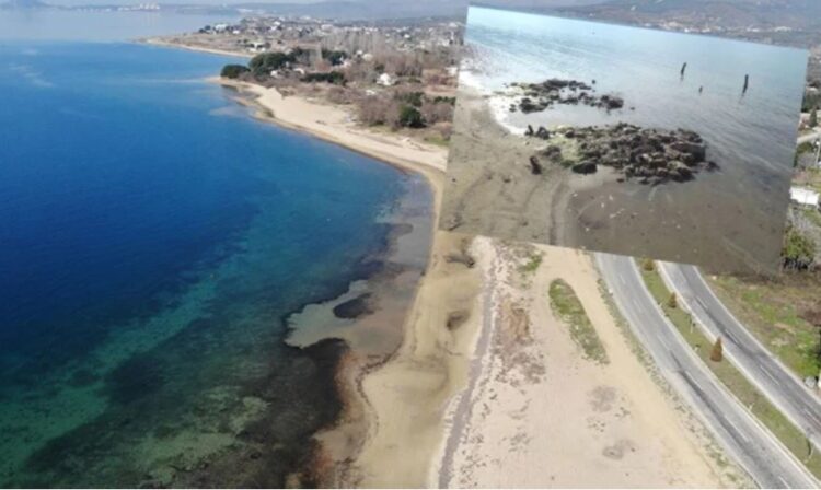 Deniz çekildi, 3 bin 500 yıllık antik liman ortaya çıktı