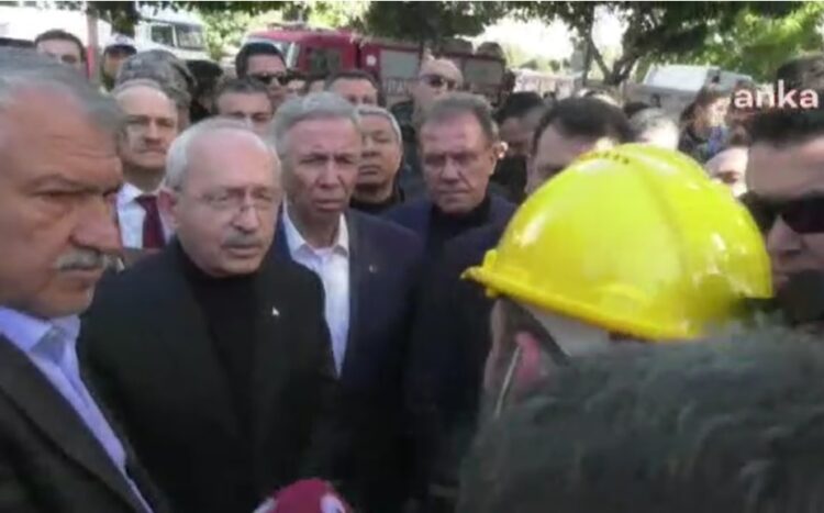 Kılıçdaroğlu, deprem bölgesinde
