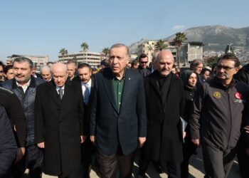 Bahçeli, depremden 15 gün sonra Erdoğan ile Hatay’da