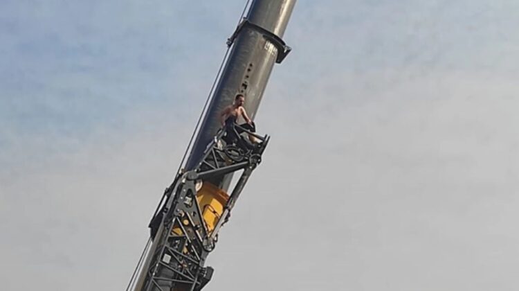 Depremzede vince tırmandı, yaşamına son vermek istedi