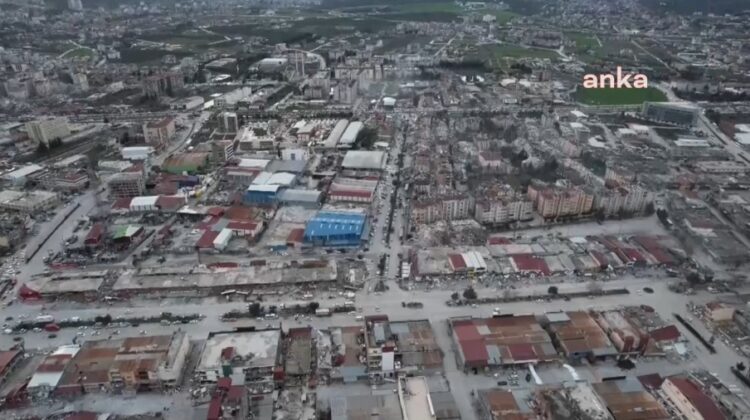 Drone ile görüntülendi! İşte Hatay’daki yıkım…