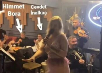 Türkiye yastayken Kızılay Şube Başkanı eğlencede