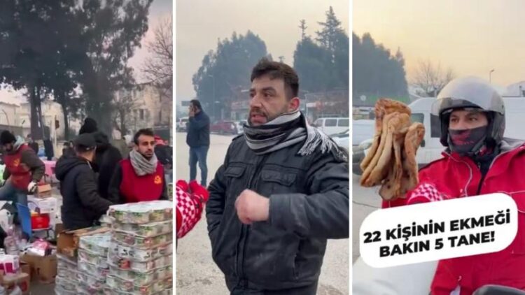 Yurttaşlar gelmeyen yardıma isyan etti, yardım masasını gösterdi: Alın bakın, bunlar mı vatan haini?