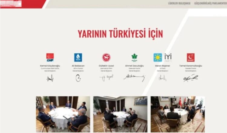 6’lı masanın internet sitesinde değişiklik