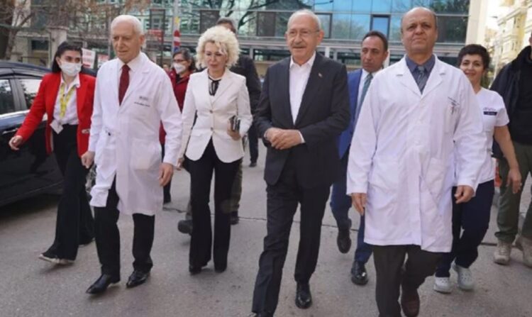 Kemal Kılıçdaroğlu’ndan ilk ziyaret Prof. Dr. Mehmet Haberal’a