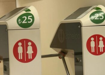 İstanbul’da bir AVM’de 25 liraya VIP tuvalet