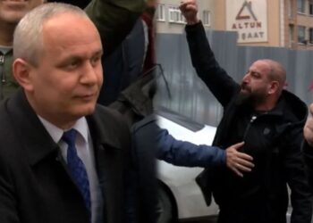 Saldırıya uğrayan ilahiyatçı Cemil Kılıç’ın basın açıklamasında gerginlik