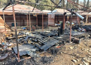 Kahramanmaraş’ta çadır kentte yangın