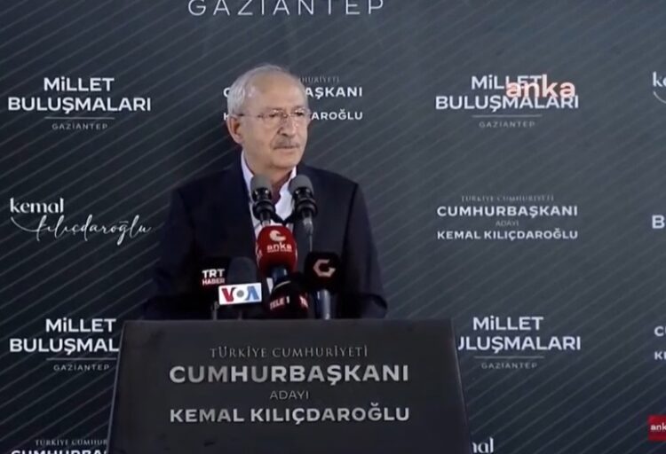 Kılıçdaroğlu, Gaziantep’te depremzedelere seslendi: Beş kuruş para alınmayacak