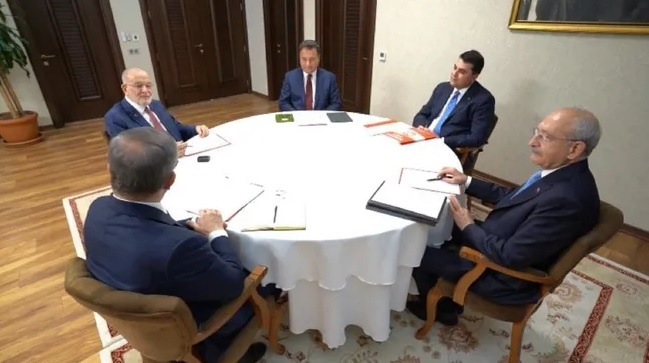 Akşener’siz toplanan 6’lı masadan ortak açıklama