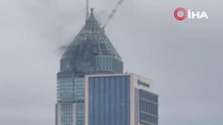 İstanbul Finans Merkezi’nde yangın