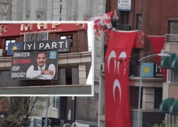 Bahçeli’nin Kastamonu mitingi öncesi ‘Sinan Ateş’ pankartı mücadelesi