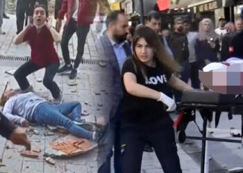 Yolda yürürken üzerine taş düştü, hayatını kaybetti