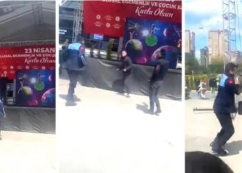 23 Nisan şenliğinde tehlike saçan bıçaklı saldırgan tutuklandı