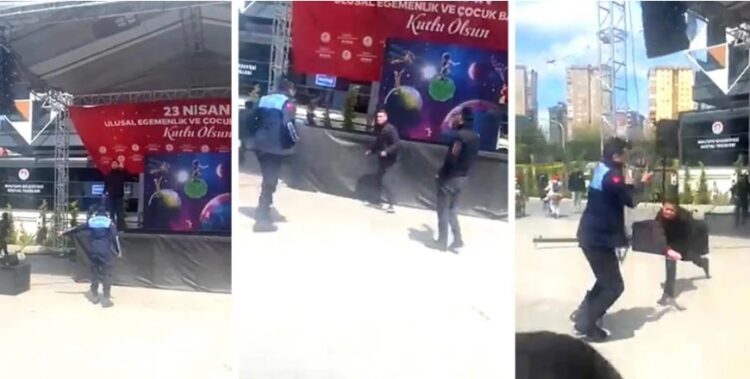 23 Nisan şenliğinde tehlike saçan bıçaklı saldırgan tutuklandı