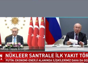 Erdoğan, Akkuyu Nükleer Santrali’ndeki törene çevrimiçi katıldı