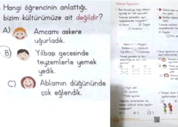 İlkokul test kitabında tepki çeken soru