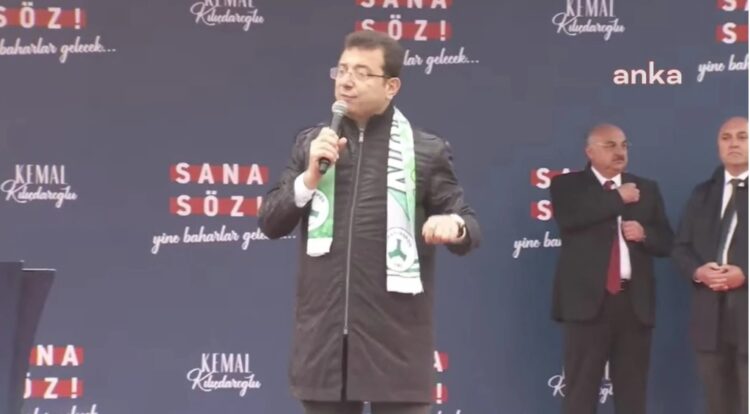 İmamoğlu:” 13. Cumhurbaşkanımızla horonun kralını oynamaya geliyoruz”