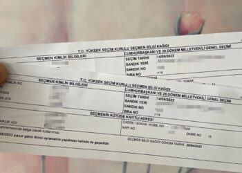 Dikkat: Seçmen bilgi kağıtlarınızı saklayın