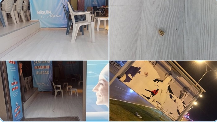 CHP’nin Şanlıurfa seçim ofisine mermi atıldı