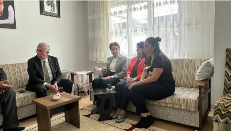 Akşener ve Yavaş’tan Sinan Ateş’in ailesine ziyaret
