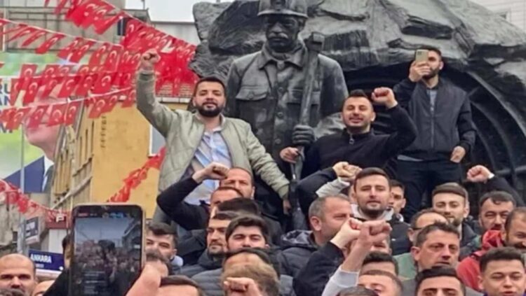 Zonguldak’ta madencilerden eylem