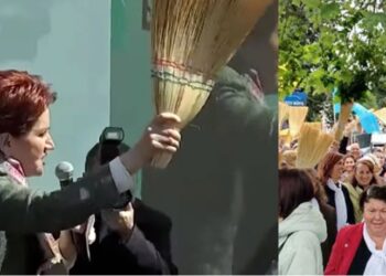 Akşener: Bu seçimde bunları süpürgenin ucuyla süpüreceğiz