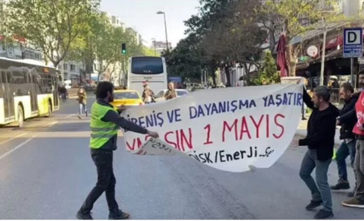 Taksim’de 1 Mayıs kutlamasına polis engeli: Gözaltılar var