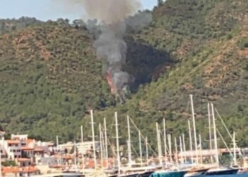 Marmaris’teki yangınının bir cesedin yakılması nedeniyle çıktığı belirlendi