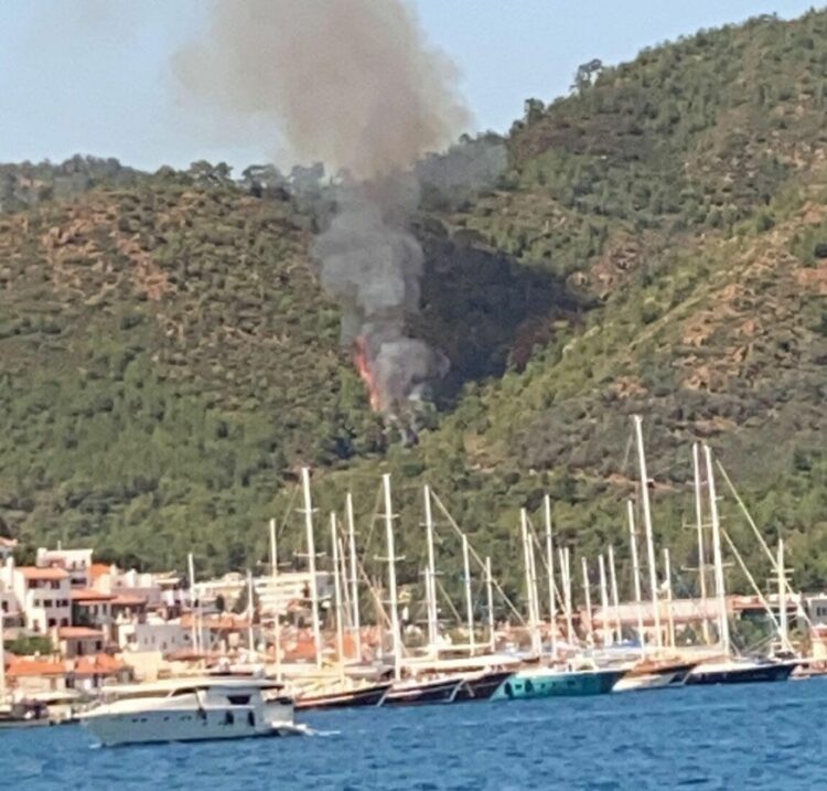Marmaris’teki yangınının bir cesedin yakılması nedeniyle çıktığı belirlendi