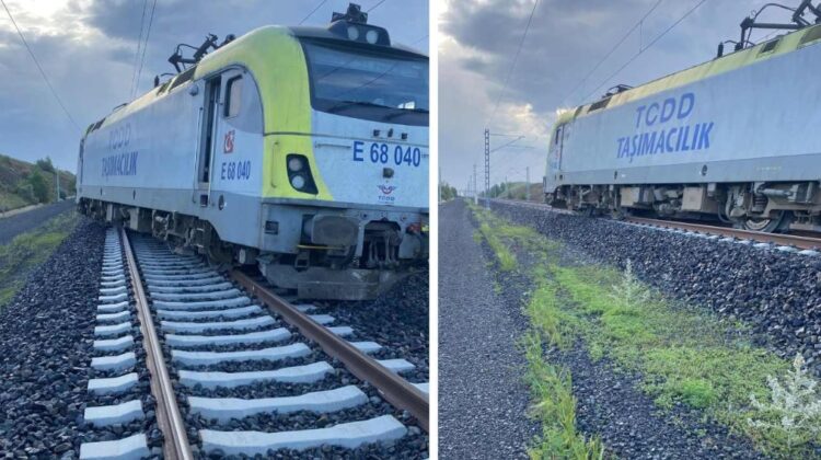 Aşırı yağış sonrası Ankara-Sivas YHT hattında heyelan meydana geldi